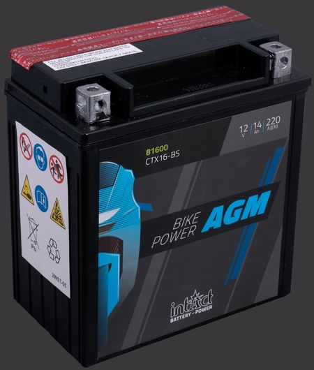 product image Motorcycle Battery intAct Bike-Power AGM 81600