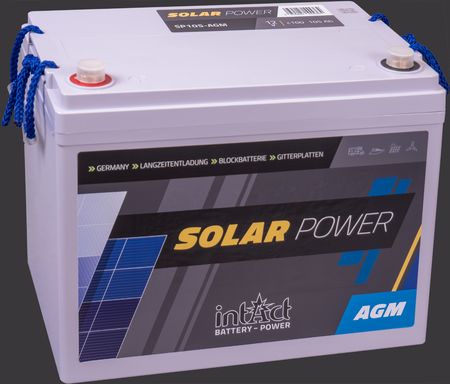 Produktabbildung Versorgungsbatterie intAct Solar-Power AGM SP105-AGM