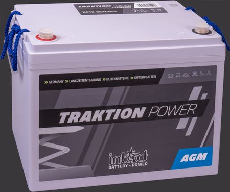 Produktabbildung Antriebsbatterie intAct Traktion-Power Deepcycle AGM DC12-85AGM-S