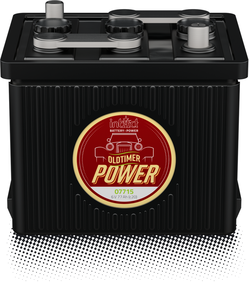 Intact Oldtimer Power 77Ah 6V 07715 Autobatterie