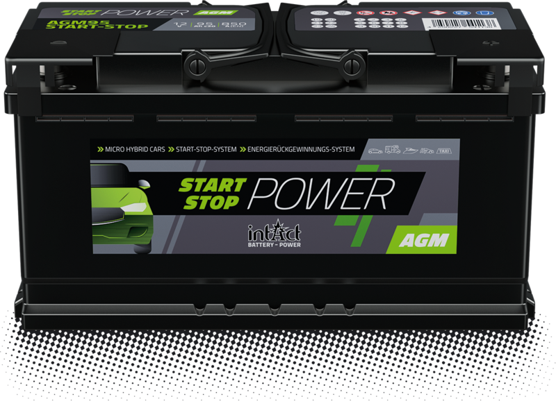 HeyVolt AGM Autobatterie 12V 70Ah 700A/EN Starterbatterie, Start-Stopp &  Standheizung geeignet, absolut wartungsfrei : : Auto & Motorrad