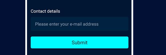 The graphic shows the "Contact address" area in the intAct Battery Check app.