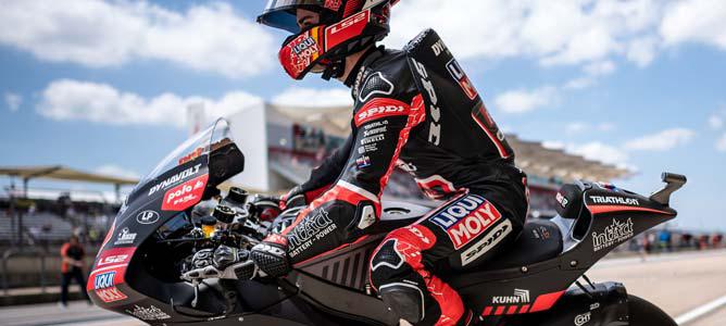 Das Bild zeigt den Moto2-Fahrer Manuel Gonzalez auf seinem Bike.