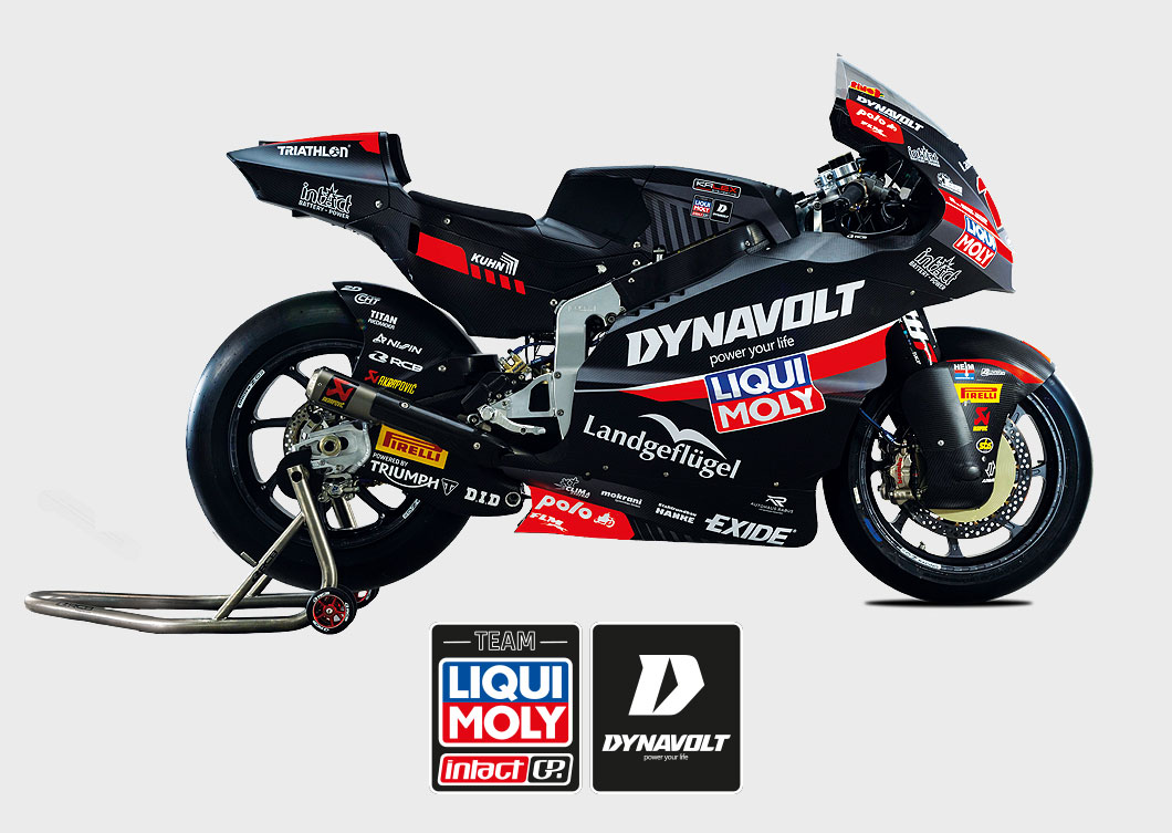 Das aktuelle Moto2-Bike vom intact GP-Team