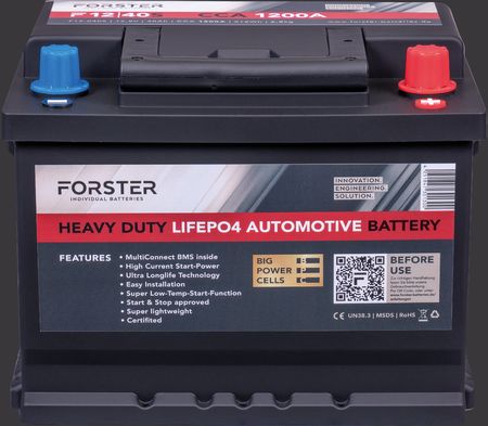 Produktabbildung Starterbatterie Forster Premium Starter F12-040S