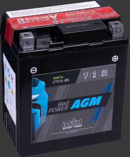 Produktabbildung Motorradbatterie intAct Bike-Power AGM 50614