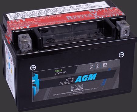 Produktabbildung Motorradbatterie intAct Bike-Power AGM 50615