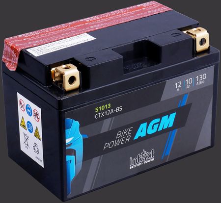 Produktabbildung Motorradbatterie intAct Bike-Power AGM 51013
