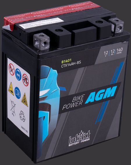 Produktabbildung Motorradbatterie intAct Bike-Power AGM 81401