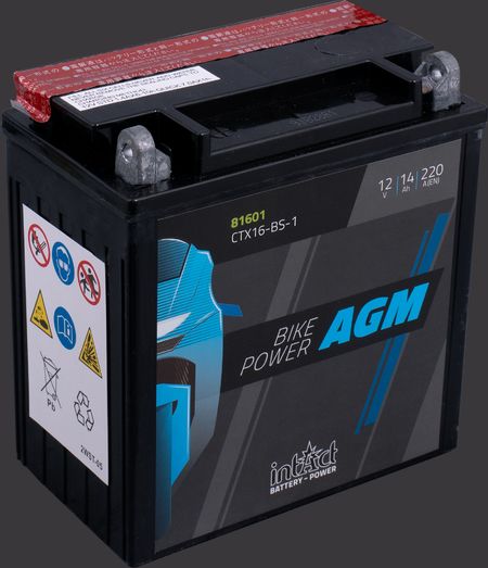 Produktabbildung Motorradbatterie intAct Bike-Power AGM 81601