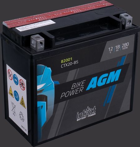 Produktabbildung Motorradbatterie intAct Bike-Power AGM 82001