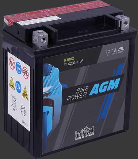 Produktabbildung Motorradbatterie intAct Bike-Power AGM 82002