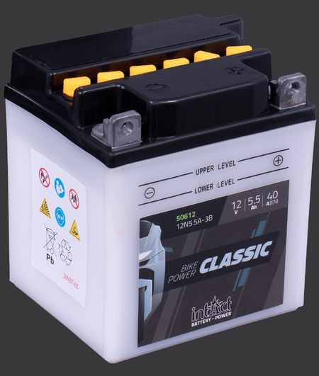 product image Motorcycle Battery intAct Bike-Power Classic 50612S