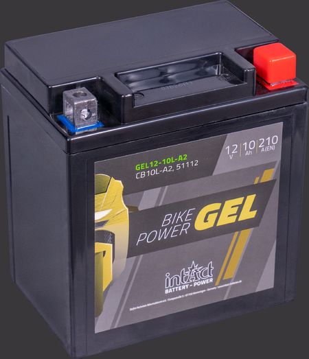 product image Motorcycle Battery intAct Bike-Power GEL GEL12-10L-A2