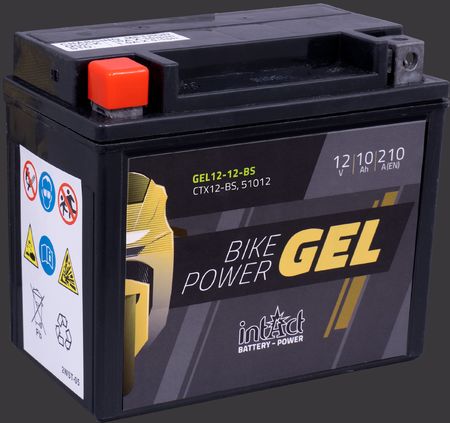 product image Motorcycle Battery intAct Bike-Power GEL GEL12-12-BS