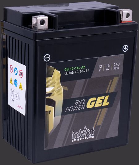 product image Motorcycle Battery intAct Bike-Power GEL GEL12-14L-A2