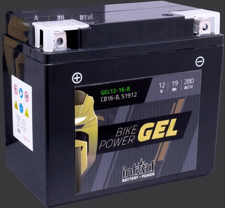 product image Motorcycle Battery intAct Bike-Power GEL GEL12-16-B