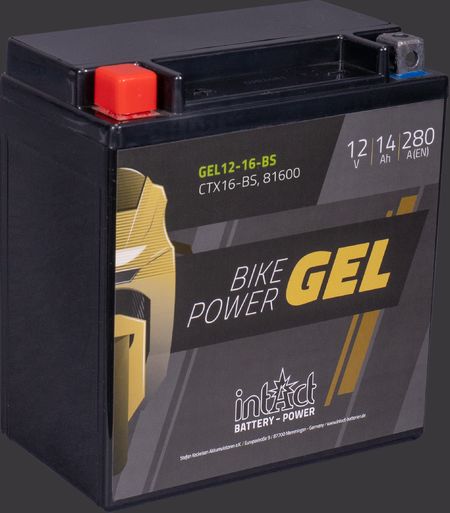 product image Motorcycle Battery intAct Bike-Power GEL GEL12-16-BS