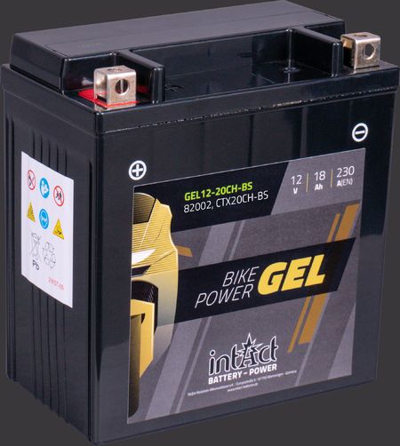 product image Motorcycle Battery intAct Bike-Power GEL GEL12-20CH-BS