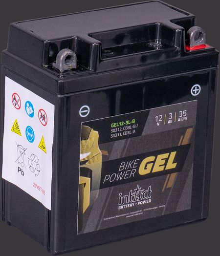 product image Motorcycle Battery intAct Bike-Power GEL GEL12-3L-B
