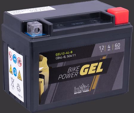 product image Motorcycle Battery intAct Bike-Power GEL GEL12-4L-B