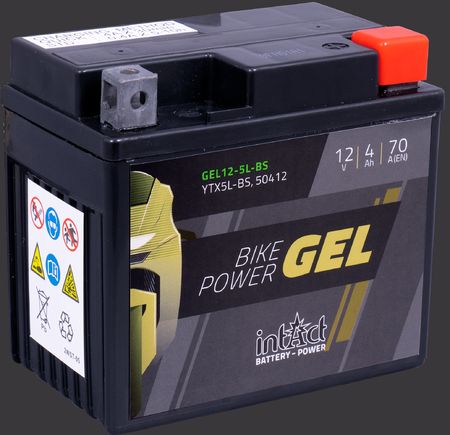product image Motorcycle Battery intAct Bike-Power GEL GEL12-5L-BS