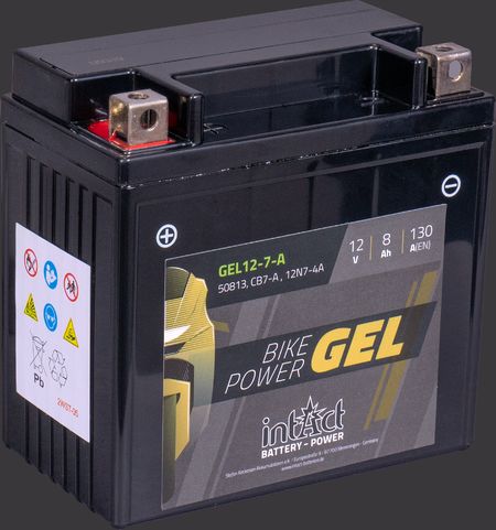product image Motorcycle Battery intAct Bike-Power GEL GEL12-7-A