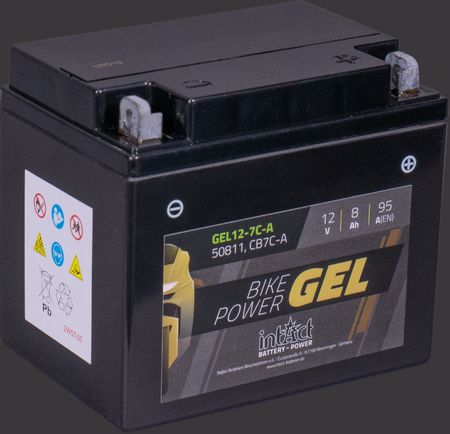 product image Motorcycle Battery intAct Bike-Power GEL GEL12-7C-A