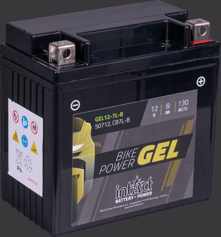 product image Motorcycle Battery intAct Bike-Power GEL GEL12-7L-B