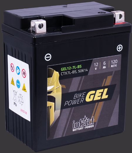 product image Motorcycle Battery intAct Bike-Power GEL GEL12-7L-BS