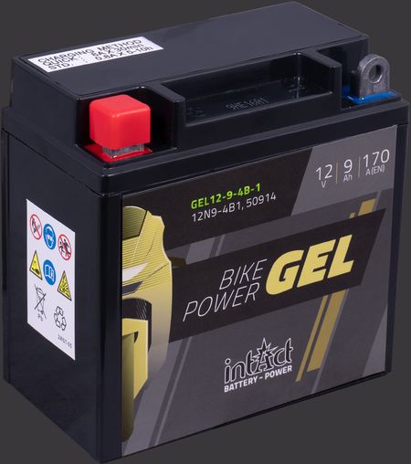 product image Motorcycle Battery intAct Bike-Power GEL GEL12-9-4B-1