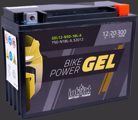 product image Motorcycle Battery intAct Bike-Power GEL GEL12-N50-18L-A