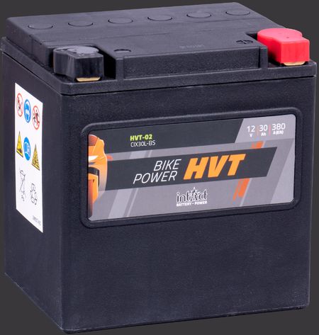 Produktabbildung Motorradbatterie intAct Bike-Power HVT HVT-02
