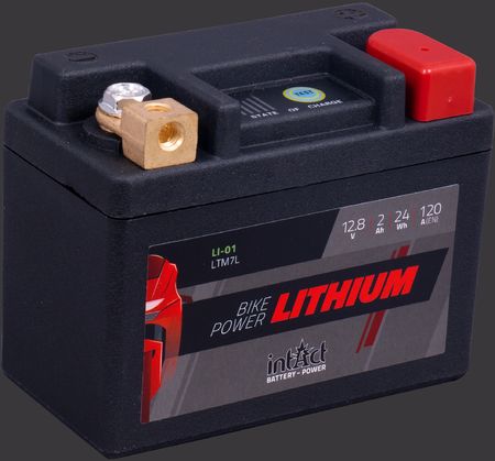 Produktabbildung Motorradbatterie intAct Bike-Power Lithium LI-01