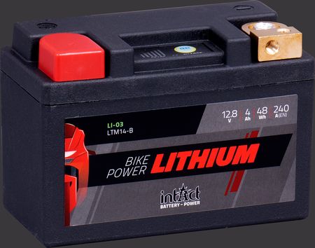 Produktabbildung Motorradbatterie intAct Bike-Power Lithium LI-03