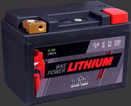 Produktabbildung Motorradbatterie intAct Bike-Power Lithium LI-06