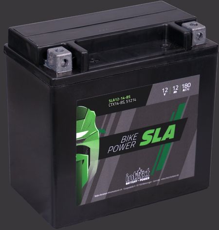 Produktabbildung Motorradbatterie intAct Bike-Power SLA SLA12-14-BS
