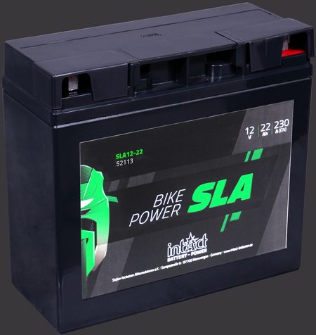 Produktabbildung Motorradbatterie intAct Bike-Power SLA SLA12-22