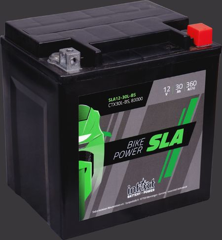 Produktabbildung Motorradbatterie intAct Bike-Power SLA SLA12-30L-BS
