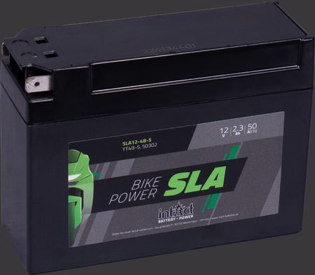 Produktabbildung Motorradbatterie intAct Bike-Power SLA SLA12-4B-5
