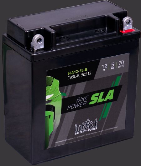 Produktabbildung Motorradbatterie intAct Bike-Power SLA SLA12-5L-B