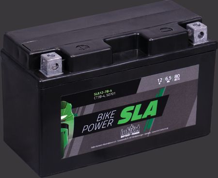 Produktabbildung Motorradbatterie intAct Bike-Power SLA SLA12-7B-4