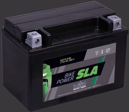 Produktabbildung Motorradbatterie intAct Bike-Power SLA SLA12-9-BS