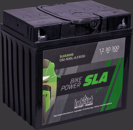 Produktabbildung Motorradbatterie intAct Bike-Power SLA SLA53030