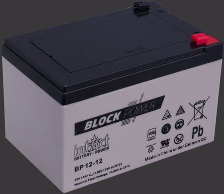Produktabbildung Versorgungsbatterie intAct Block-Power BP12-12