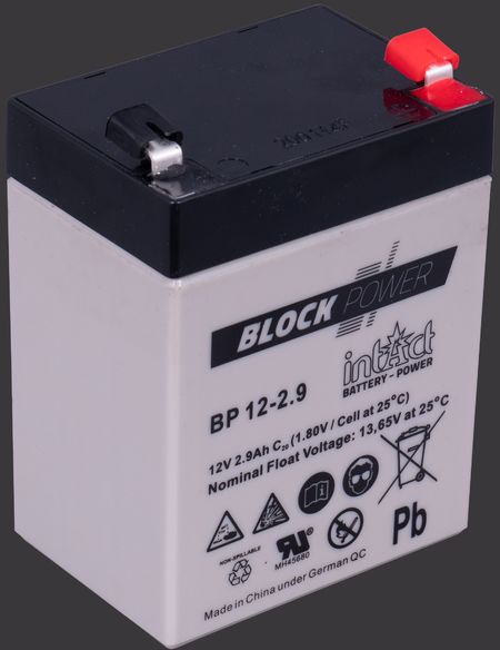 Produktabbildung Versorgungsbatterie intAct Block-Power BP12-2.9