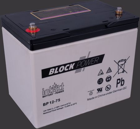 Produktabbildung Versorgungsbatterie intAct Block-Power BP12-75
