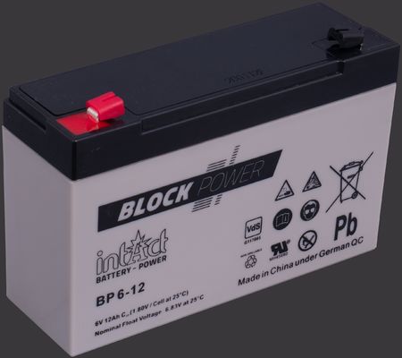Produktabbildung Versorgungsbatterie intAct Block-Power BP6-12