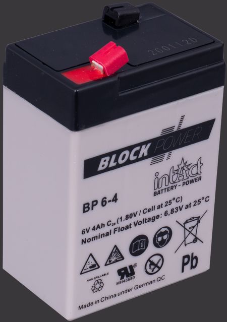 Produktabbildung Versorgungsbatterie intAct Block-Power BP6-4