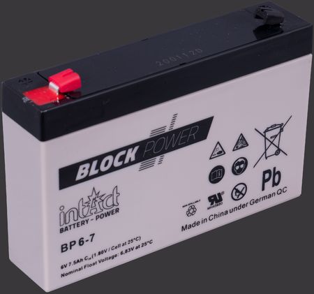 Produktabbildung Versorgungsbatterie intAct Block-Power BP6-7